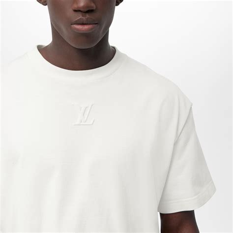 lv shirt black and white|Embossed LV T.